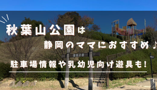 秋葉山公園は静岡のママにおすすめ♪駐車場情報や幼児向け遊具も!